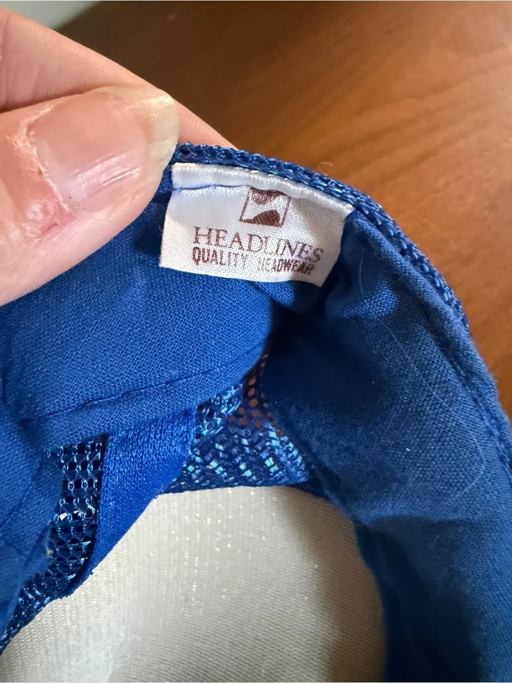 A.P. SCA A.O. Smith Water Heaters Blue Trucker Hat with Yellow Embroidery